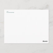 Fietsen door Parijs Briefkaart (Achterkant)