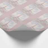 Fietsen door Parijs Cadeaupapier (Hoek)