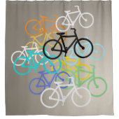 Fietsen. Douchegordijn (Voorkant)