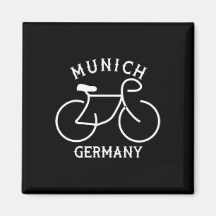 Fietsen Duitsland München Grafisch Magneet