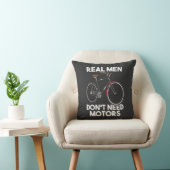 Fietsen - Echte mannen hebben geen motor nodig Kussen (Stoel)