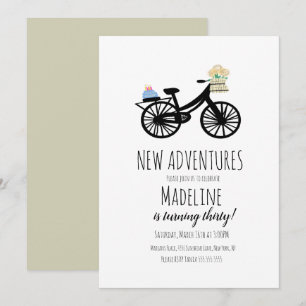 fietsen Eeuwse Cake Floral Kaart