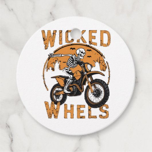 Fietsen en Ghost Road Bedankjes Labels (Voorkant)