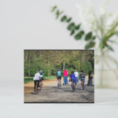 Fietsen en kinderwagens briefkaart (Staand voorkant)