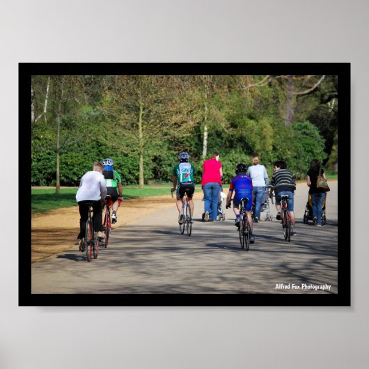 Fietsen en kinderwagens poster (Voorkant)