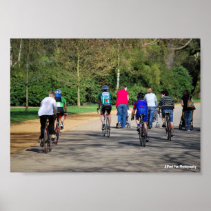 Fietsen en kinderwagens poster