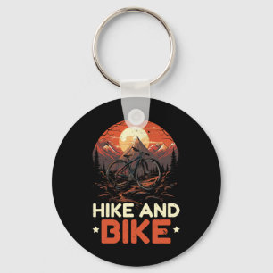 Fietsen En Wandelen Trekken Bergbeklimmen Wandelaa Sleutelhanger