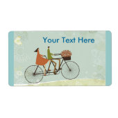 fietsen etiket (Voorkant)