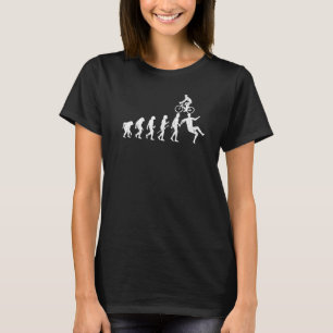 Fietsen Evolutie Cyclus Rider Fiets Grafisch T-shirt