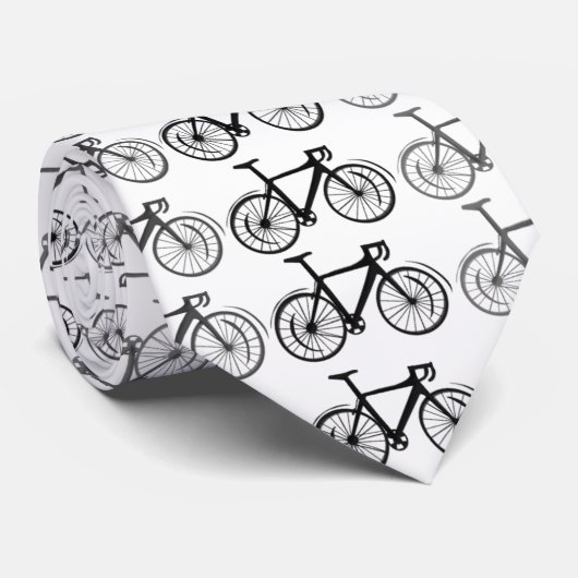 Fietsen, fiets, racefiets, fietser stropdas (Opgerold)