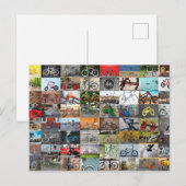 Fietsen Fietsen Collage Briefkaart (Voorkant / Achterkant)