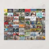 Fietsen Fietsen Collage Briefkaart (Voorkant)