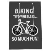 Fietsen Fietsen Fietsen Fietser Fietsen Medium Cadeauzakje (Achterkant)