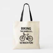 Fietsen Fietsen Fietsen Fietser Fietsen Tote Bag (Achterkant)
