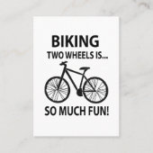 Fietsen Fietsen Fietsen Fietser Fietsen Visitekaartje (Voorkant)