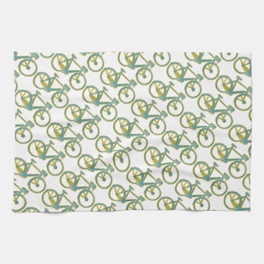 fietsen - fietsen - fietsen theedoek (Horizontaal)