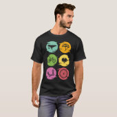 Fietsen, fietsen, fietsonderdelen, fietser, fiets t-shirt (Voorkant volledig)
