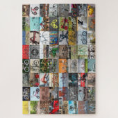 Fietsen fietsen Jigzaag Legpuzzel (Verticaal)