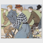 Fietsen, Fietsen, Van Caspel Cadeaupapier (Vlak)