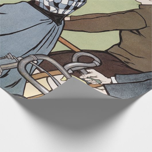 Fietsen, Fietsen, Van Caspel Cadeaupapier (Hoek)