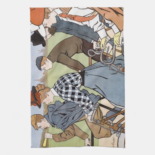 Fietsen, Fietsen, Van Caspel Theedoek (Verticaal)