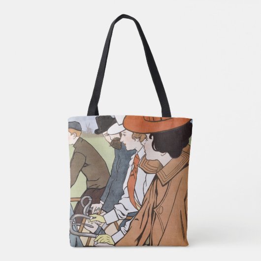 Fietsen, Fietsen, Van Caspel Tote Bag (Achterkant)