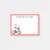 Fietsen Fietser Kerstmis Post-it® Notes (Voorkant)