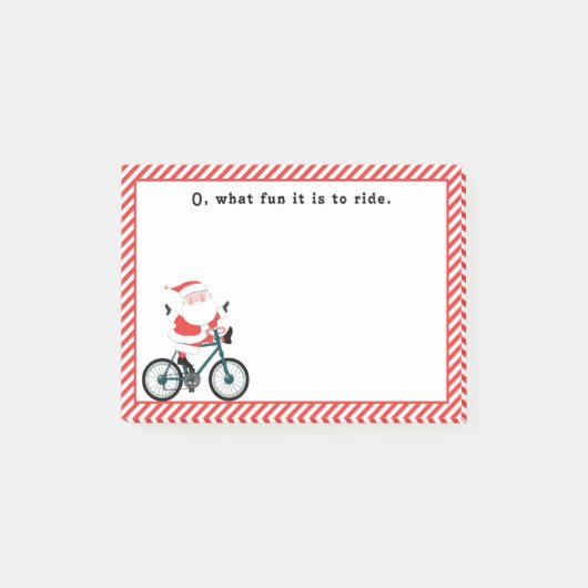 Fietsen Fietser Kerstmis Post-it® Notes (Voorkant)