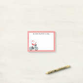 Fietsen Fietser Kerstmis Post-it® Notes (Op bureau)