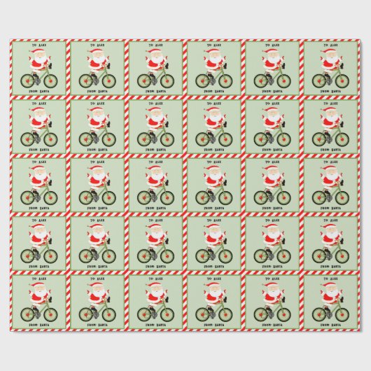 Fietsen Fietser Vakantiecadeau Cadeaupapier (Vlak)