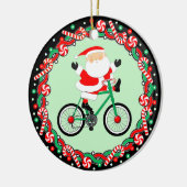 Fietsen Fietser Vakantiecadeau Keramisch Ornament (Links)