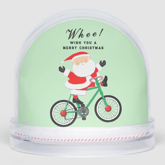 Fietsen Fietser Vakantiecadeau Sneeuwbol (Voorkant)