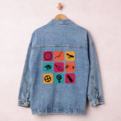 Fietsen  fietsonderdelen fietser denim jacket (Hangar)