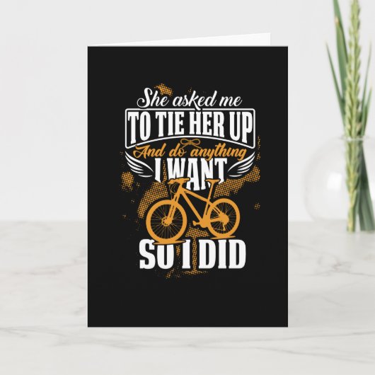 Fietsen Fietsspel Fun Humor Rijden Kaart (Voorkant)