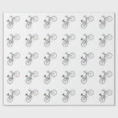 Fietsen, Fietssport, Motivatie woorden Cadeaupapier (Vlak)