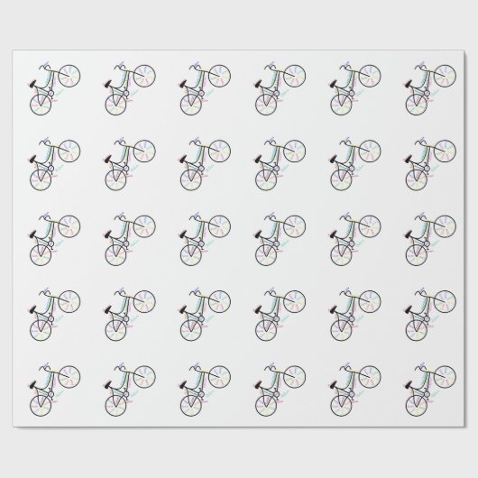 Fietsen, Fietssport, Motivatie woorden Cadeaupapier (Vlak)