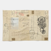  fietsen Frans Briefkaart Handdoeken (Horizontaal)