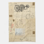  fietsen Frans Briefkaart Handdoeken (Verticaal)