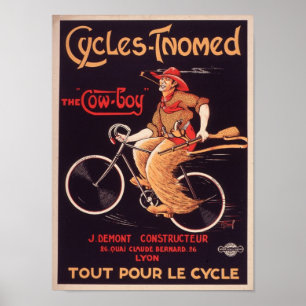 Fietsen  Franse Adverteren Poster