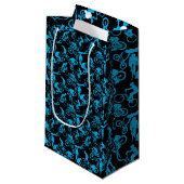 Fietsen Freestyles Pattern.b x4 Black BG Klein Cadeauzakje (Voorkant Gekanteld)