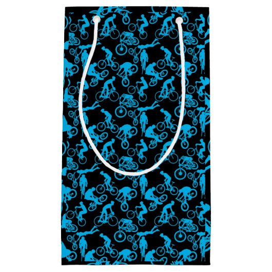 Fietsen Freestyles Pattern.b x4 Black BG Klein Cadeauzakje (Voorkant)