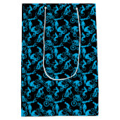 Fietsen Freestyles Pattern.b x4 Black BG Medium Cadeauzakje (Achterkant)