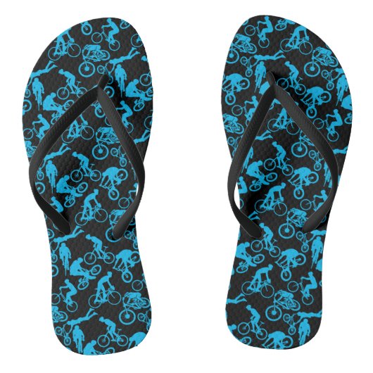 Fietsen Freestyles Pattern.b x4 Black BG Teenslippers (Voetbed)