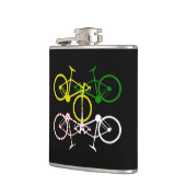 Fietsen Geel Groen Wit Polka-dot truien Heupfles (Links)