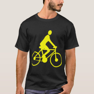 Fietsen - Geel T-shirt