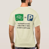 Fietsen Gemiddelde paring T-shirt (Achterkant)