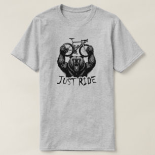 Fietsen Gewoon Rijden Beer T-shirt