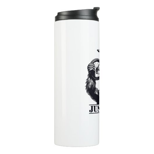 Fietsen Gewoon rijden Gorilla Thermosbeker (Gedraaid links)