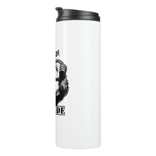 Fietsen Gewoon rijden Gorilla Thermosbeker (Geroteerd rechts)