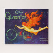 Fietsen Gladiator  Franse fietsen en Poster Legpuzzel (Horizontaal)